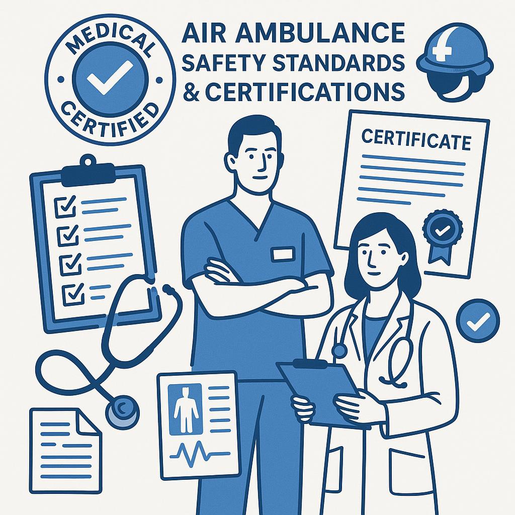 Air ambulance safety standards and certifications
